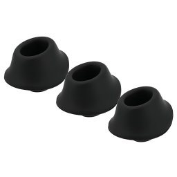 Womanizer Premium M - pótszívóharang szett (fekete, 3 db)