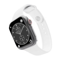 Öv gravírozással Apple Watch 45 mm (8.series) - Fehér