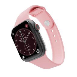 Öv gravírozással Apple Watch 45 mm (9.series) - Rózsaszín