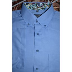 Eterna comfort fit kék rövid ujjú férfi ing, 40