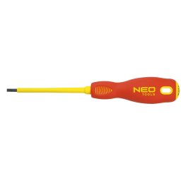 NEO TOOLS Csavarhúzó lapos 2.5X75 1000V szigetelt 25 év garanciával 04-051
