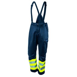 NEO TOOLS KANTÁROS MUNKANADRÁG, LÉLEGZŐ, 240GSM, POLYESTER+PAMUT, TENGERÉSZKÉK, FÉNYVISSZAVERŐ CSÍKOKKAL, S 81-779-S