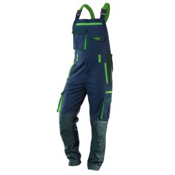 NEO TOOLS Kantáros Munkásnadrág, PREMIUM, 62% pamut, 35% polyester, 3% elastane, S 81-246-S