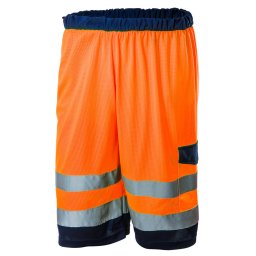 NEO TOOLS LÁTHATÓSÁGI HÁLÓS RÖVIDNADRÁG, NARANCSSÁRGA, S 81-783-S