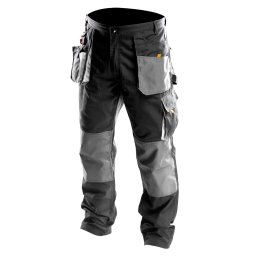 NEO TOOLS Munkásnadrág, HD, L/52 65% poliészter, 35% pamut, 267g/m2, térdprotektor zseb, L 81-220-L