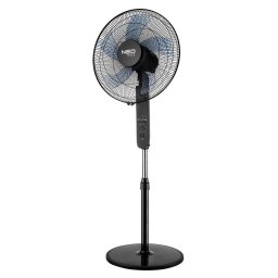 NEO TOOLS Álló ventilátor 45W, átmérő 40cm, 3 sebességfokozat, forgó, távirányitó, időzités, 3 üzemmód 2 év garanciával 90-002