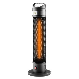 NEO TOOLS Halogén, infravörös álló hősugárzó 1000W, IP44, kül és beltéri, borulásvédelem, fogantyú, 3m2-ig 2 év garanciával 90-035