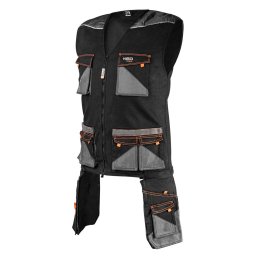 NEO TOOLS Munkamellény karcsúsított(slim fit), 60% pamut, 37% polyester, 3% elastane, 285 g/m2, S 81-268-S
