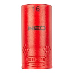 NEO TOOLS Dugókulcs 6-lapú 1/2" 16mm 1000V, szigetelt 25 év garanciával 01-186