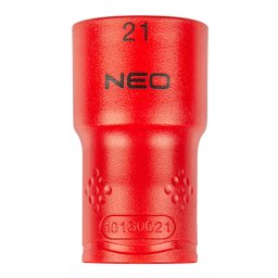 NEO TOOLS Dugókulcs 6-lapú 1/2" 21mm 1000V, szigetelt 25 év garanciával 01-190