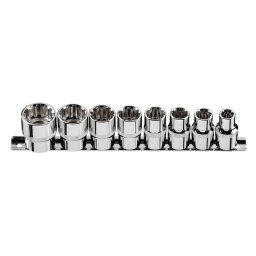 NEO TOOLS Dugókulcskészlet 8db 1/2" SPLINE 25 év garanciával 08-651
