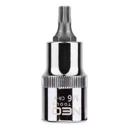 NEO TOOLS Spline dugókulcs 1/2", M6x55mm 25 év garanciával 08-731