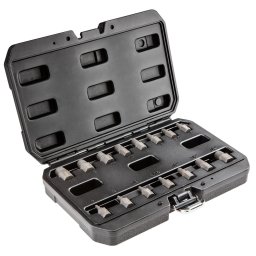 NEO TOOLS Törtcsavar-kihajtó készlet, 1/2", 15db, 3-14mm (M6-M24) 25 év garanciával 09-607