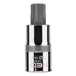 NEO TOOLS Torxdugókulcs 1/2" T60x55mm 25 év garanciával 08-758