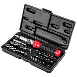 Top Tools Bitfejes Csavarhúzó készlet 41db, RACSNIS 39D386