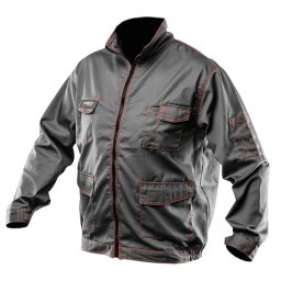 NEO TOOLS Munkavédelmi kabát, BASIC, L/54, 35% pamut, 65% polyester, Többfunkciós zsebek, gumírozott derék, CE EN341 81-410-LD