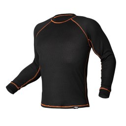 NEO TOOLS Thermo aláöltözet felső, hosszú ujjú, fekete, BASIC, L/XL 81-661-L/XL