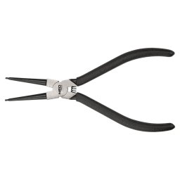NEO TOOLS Zégergyűrű fogó 220mm, belső, hajlított, CrMo, 40 - 100mm, csúcs diameter 2,5 - 3,0mm 25 év garanciával 01-096