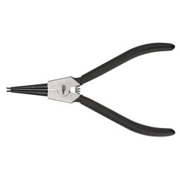 NEO TOOLS Zégergyűrű fogó 220mm, külső, hajlított, CrMo, 40 -100mm, csúcs diameter 2,5 - 3,0mm 25 év garanciával 01-095