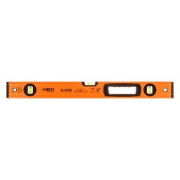 NEO TOOLS Vízmérték, alu, 3 libella, 1 fogantyú, S 400, 60cm 71-142