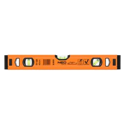 NEO TOOLS Vízmérték, alu, 3 libellás, S 300, 40cm 71-131