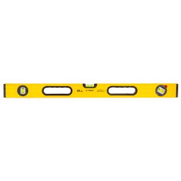 TOPEX Vízmérték, 60cm, 3 libella, 2 markolat, aluminium, ±0,5mm/m 29C602