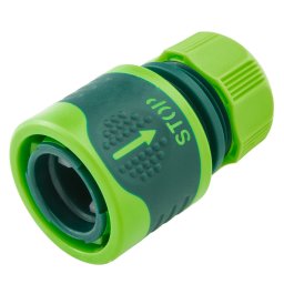 VERTO 30db Tömlő gyorscsatlakozó 1/2" vízstoppos, kétkomponensű, kínálódobozban 15G731-30