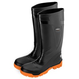 NEO TOOLS Munkavédelmi gumicsizma, PRO S4 SRC, vegyszerálló csúszásmentes talp, kompozit sarok és lábfejvédelem, 45 82-900-45