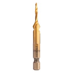 NEO TOOLS Gépi menetfúró, 2az1ben előfúró éllel, HSS-Titán, M3X0,5mm, hatszög szárral 08-949