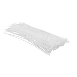 Top Tools KÁBELKÖTEGELŐ, gyorskötöző, 2,5mm x 200mm, fehér, 100db 44E952