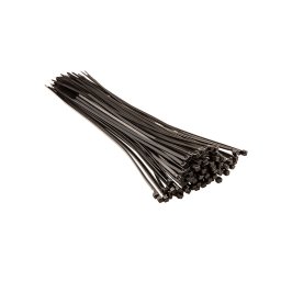 Top Tools KÁBELKÖTEGELŐ, gyorskötöző, 2,5mm x 300mm, fekete, 100db 44E960
