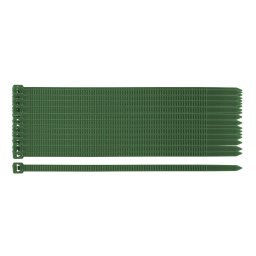 NEO TOOLS Kerti kötegelő, gyorskötöző 4,8x160mm, 50db, zöld 15-979