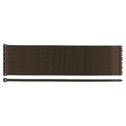 NEO TOOLS Kerti kötegelő, gyorskötöző 7,6x380mm, 50db, barna 15-970