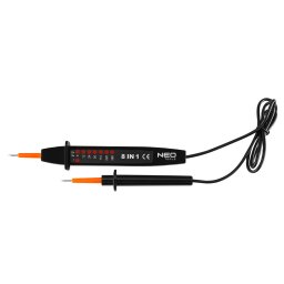 NEO TOOLS Feszültségvizsgáló, fázisceruza, 8az1ben, AC/DC 6-380V 94-006