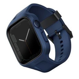 UNIQ Monos tok szíjjal Apple Watch 4/5/6/7/8/9/SE/SE2 (44/45mm) - sötétkék