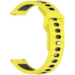 SPORTY Cserélhető szilikon szíj Garmin Vivoactive 6 sárga