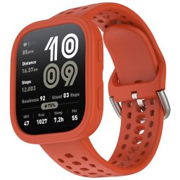 PROTEMIO COVER SET Szíj + Amazfit Bip 6 óratok piros