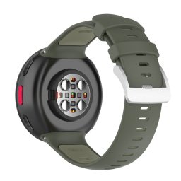 SPORTY Cserélhető szilikon szíj Polar Vantage V2 sötétzöld
