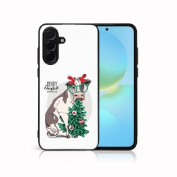 MY ART Karácsonyi mintás tok Samsung Galaxy A56 MERRY CHRISTMAS (074)