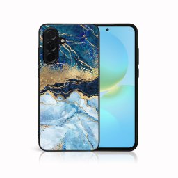 MY ART Védőtok Samsung Galaxy A36 BLUE MARBLE (141) telefonhoz
