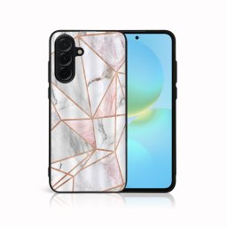 MY ART Védőtok Samsung Galaxy A36 PINK MARBLE (143) készülékhez