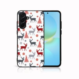 MY ART Karácsonyi mintás tok Samsung Galaxy A36 DEER (068)