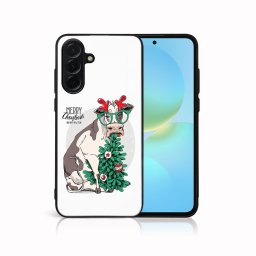 MY ART Karácsonyi mintás tok Samsung Galaxy A36 MERRY CHRISTMAS (074)