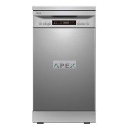 MIDEA MFD45S200X.2-ES szabadonálló keskeny mosogatógép, 10 teríték, 45 cm