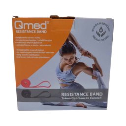 QMED erősítő gumiszalag hurok 15-29kg fekete - 1x