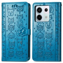 ART ANIMALS pénztárca tok Xiaomi Redmi Note 13 Pro 5G / Xiaomi Poco X6 5G kék