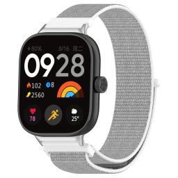 NYLON szíj Xiaomi Smart Band 8 Pro telefonhoz, fehér szürke