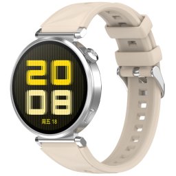 SILICONE Cserélhető szíj a Huawei-hoz Watch GT 5 Pro 42mm IVORY