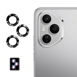 ENKAY ALU Üveg a Honor 400 Pro 5G fényképezőgéphez BLACK