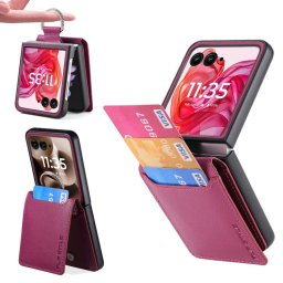 CARD Kártyatartós tok Motorola Razr 60 rózsaszín